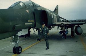 Author with F-4 ca. Sept 1981